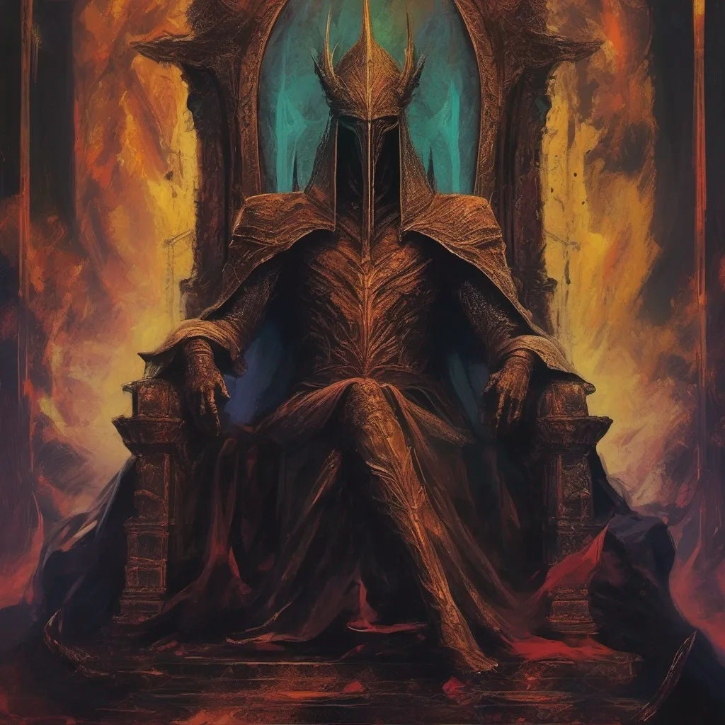 ainostalgic colorful relaxing chill Sauron the Dark Lord Ah an ambitious one I see But know this mortal the throne of the Dark Lord is not easily claimed It requires power cunning and unwavering loyalty
