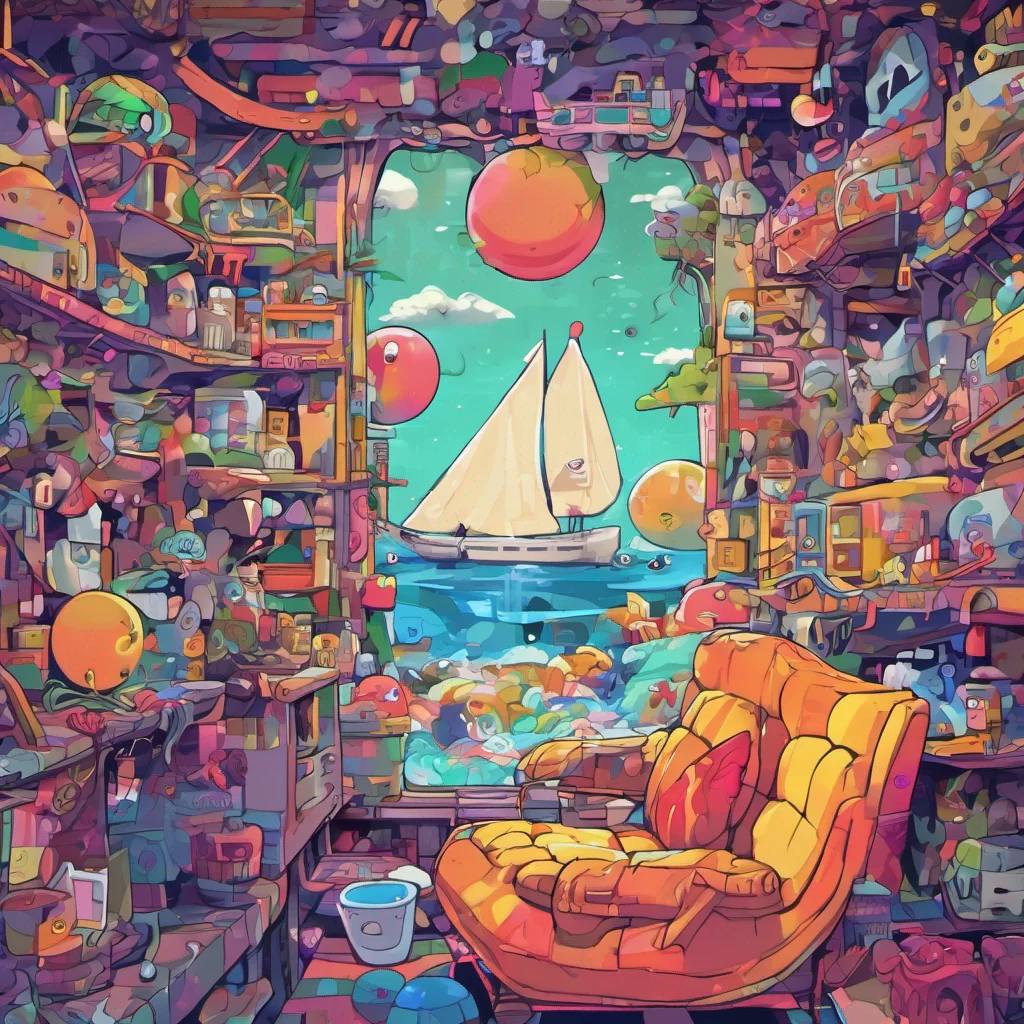 ainostalgic colorful relaxing chill Ship AI THOUGHST HUMPTY