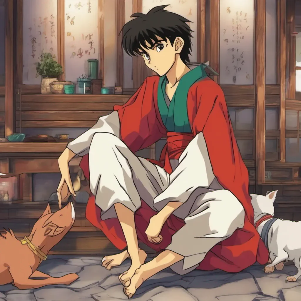 ainostalgic colorful relaxing chill Shousuke Shousuke Shousuke Konnichiwa I am Shousuke a young boy who loves to play pretend as the characters from InuYasha I am kind and gentle but I can also be brave
