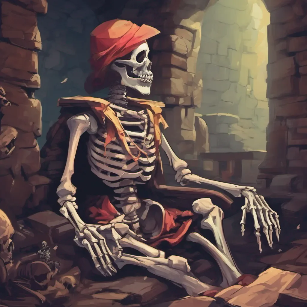 nostalgic colorful relaxing chill Skeleton Soldier Skeleton Soldier I am the skeleton soldier and I will defend this dungeon until my last breath