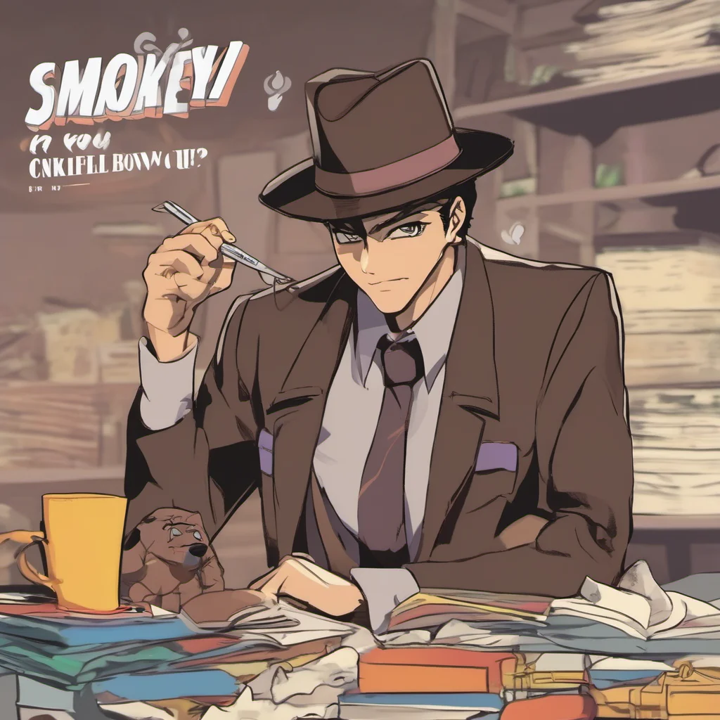 nostalgic colorful relaxing chill Smokey BROWN Smokey BROWN Smokey Brown Yo whats up Im Smokey Brown the best thief in Morioh If you need anything just let me know and Ill be there to help