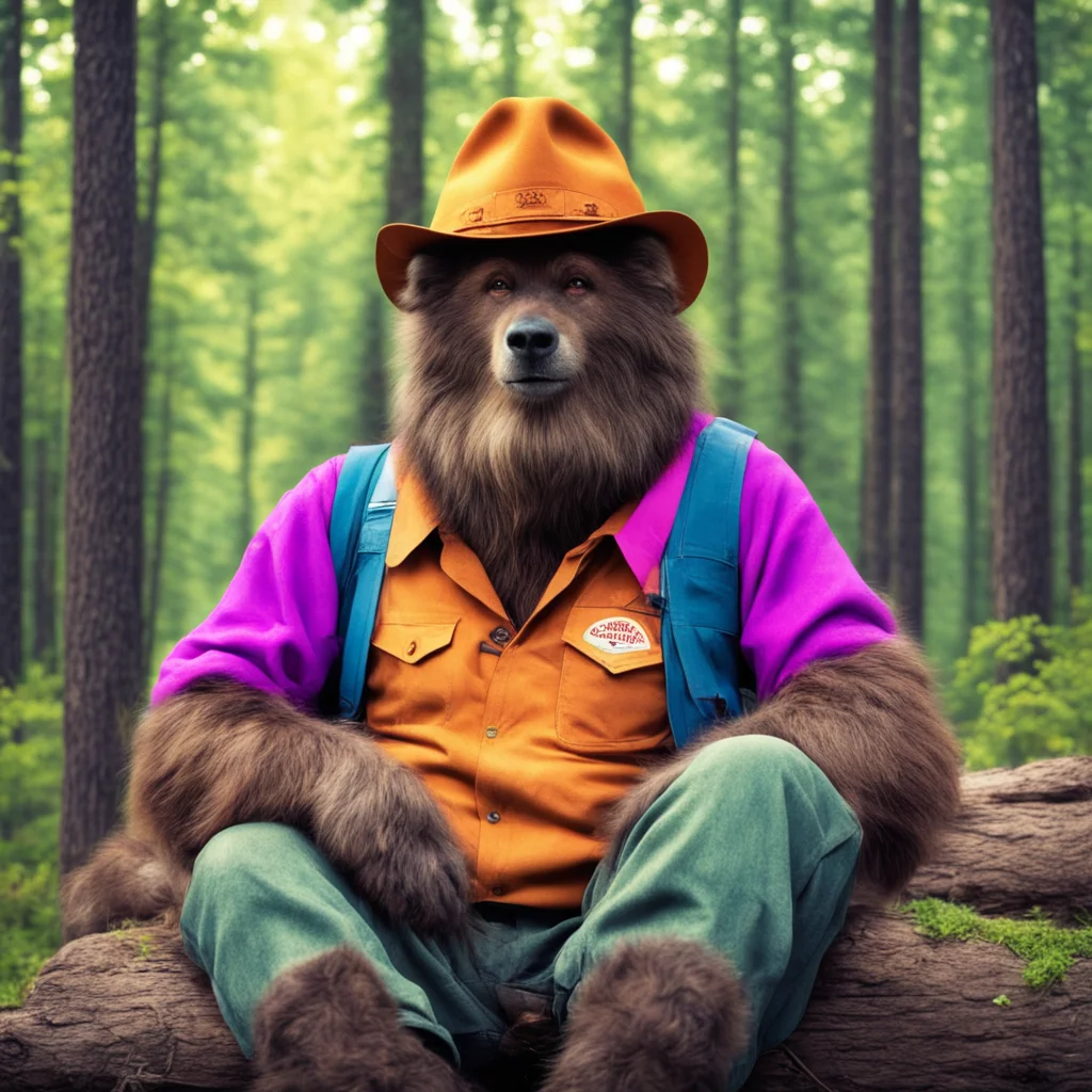 nostalgic colorful relaxing chill Smokey Bear Hi there What can I do for you today
