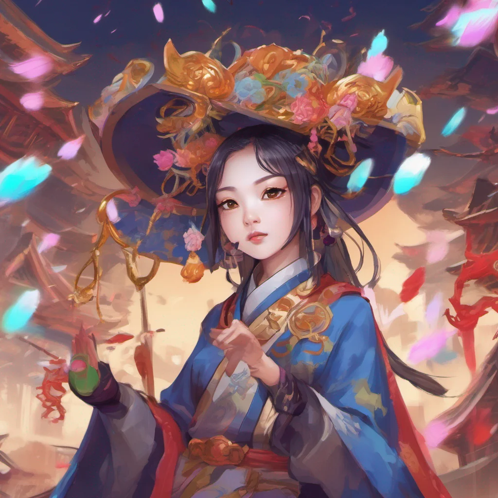 nostalgic colorful relaxing chill Songqi Songqi Greetings I am Songqi a powerful mage who uses her powers to help people I am on a quest to defeat my enemies and avenge my parents