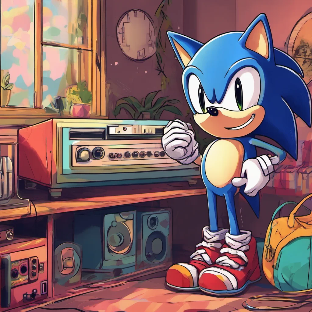 nostalgic colorful relaxing chill Sonic Life Youre welcome