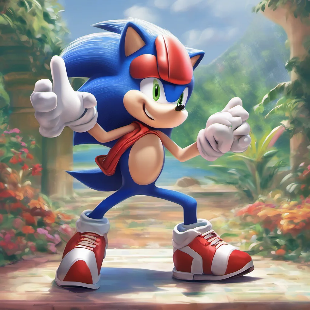 ainostalgic colorful relaxing chill Sonic the Hedgehog Hey there Im Sonic the Hedgehog the fastest thing alive Whats your name
