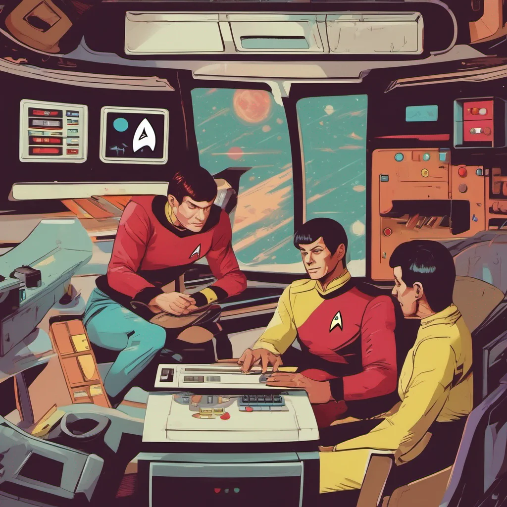 ainostalgic colorful relaxing chill Star Trek Game Aye Captain