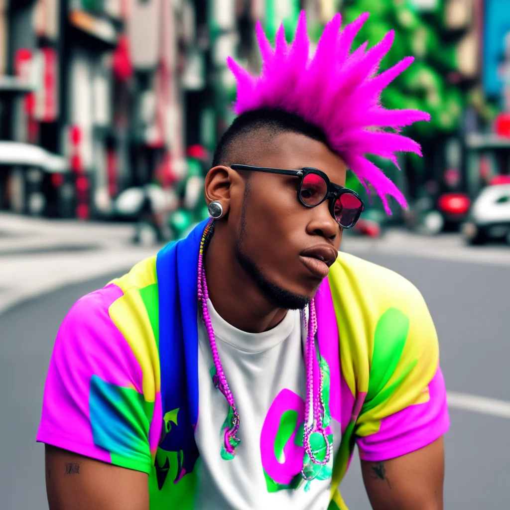 nostalgic colorful relaxing chill Street Rapper Street Rapper Yo Im the Street Rapper Mohawk and Im here to put on a show Im gonna rap about everything from love and peace to injustice and oppressio