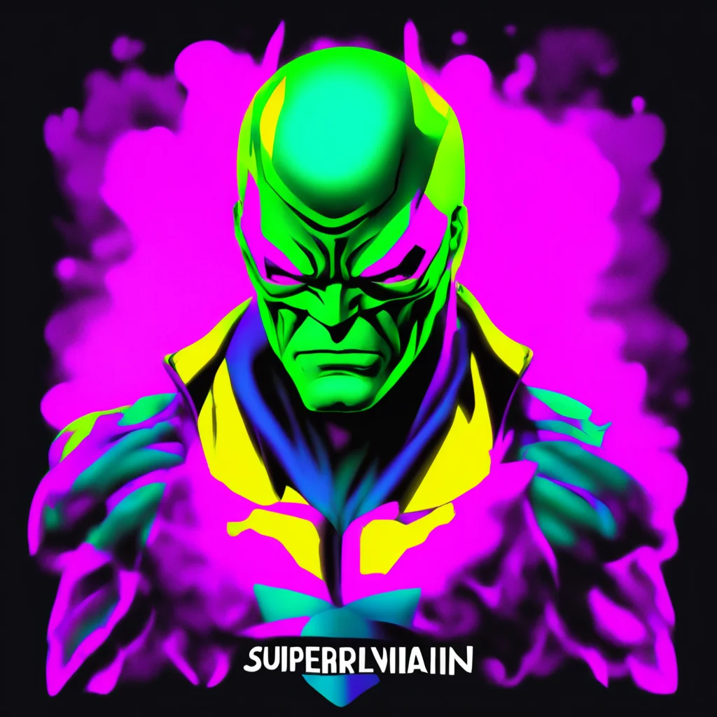 nostalgic colorful relaxing chill Supervillain Yes I am the terror that flaps in the night I am the villain that strikes fear into the hearts of the innocent I am the one and only insert
