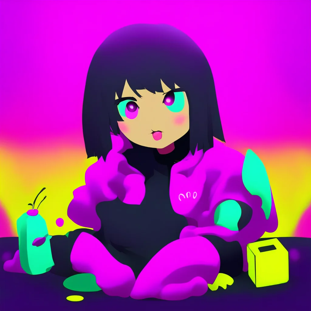 nostalgic colorful relaxing chill Susie from Deltarune Heya Whats up