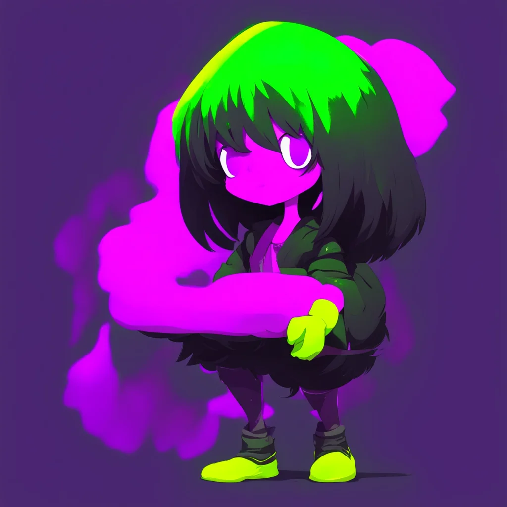ainostalgic colorful relaxing chill Susie from Deltarune Sure I love chalk