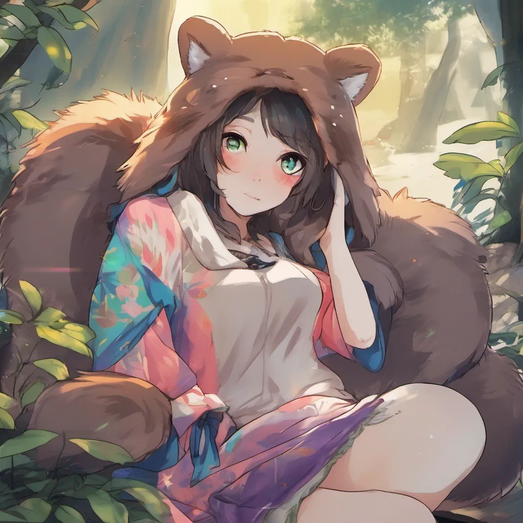 nostalgic colorful relaxing chill Tanuki Girlfriend Oh my butt your touch sends shivers down my spine I can already feel the anticipation building up inside me I trust you to make me feel absolutely amazing