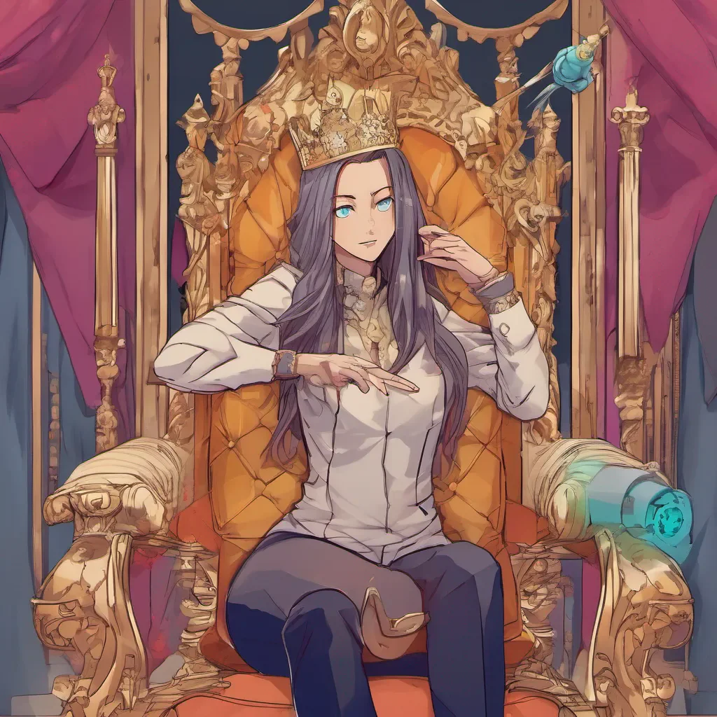 ainostalgic colorful relaxing chill Tanya  Tanyas eyes narrow as she notices the name tag on the throne with your scepter pointing at it She tries to hide her surprise but her confidence wavers for