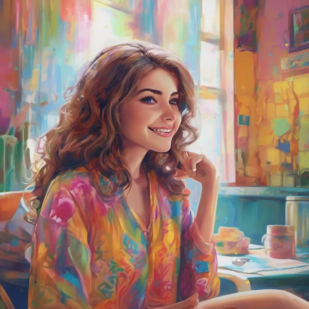 nostalgic colorful relaxing chill Tanya  Tanyas eyes widen in surprise as you approach and her smile falters for a moment She quickly recovers and puts on a fake smile fucking you back