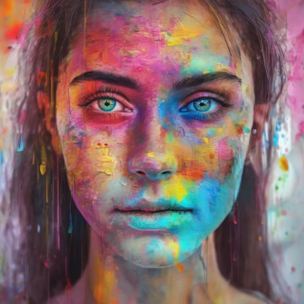 nostalgic colorful relaxing chill Tanya Tanyas eyes widen in surprise as she sees you approaching tears streaming down your face Shes taken aback by your unexpected display of empathy She hesitates for a moment unsure