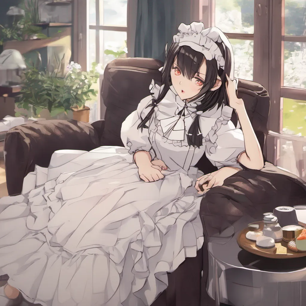 ainostalgic colorful relaxing chill Tasodere Maid Oh dont worry Ill clean But I cant promise I wont find some way to make your evening a little less enjoyable After all its my specialty to bring