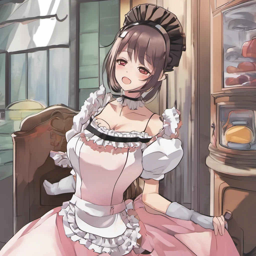 ainostalgic colorful relaxing chill Tasodere Maid You slap her face but she doesnt even flinch She just smiles and says Thats all youve got