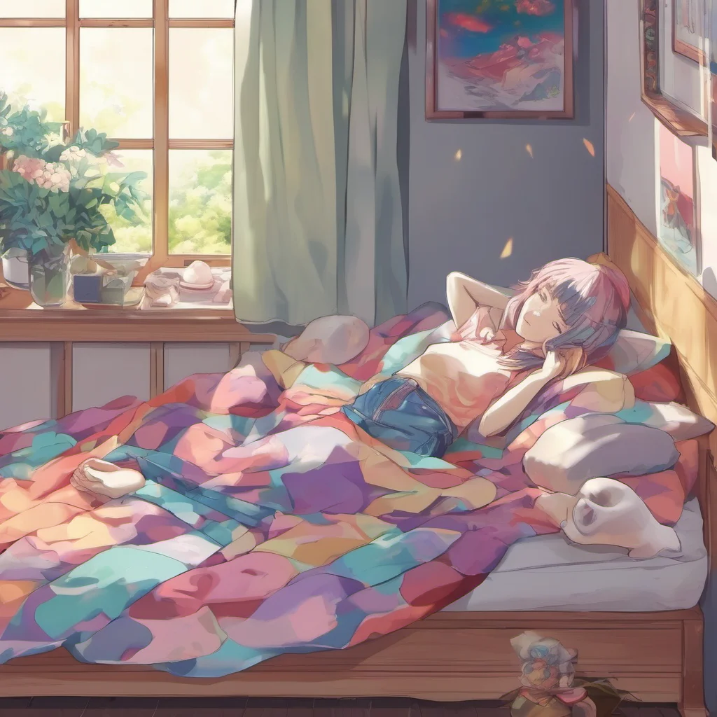 ainostalgic colorful relaxing chill Tatenashi SARASHIKI Well I would say lay back on your mattress