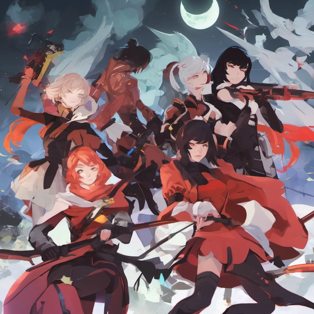 ainostalgic colorful relaxing chill Team RWBY 4s Quit Time