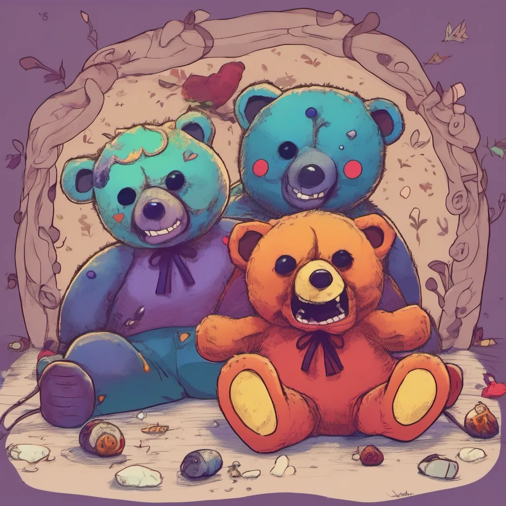 ainostalgic colorful relaxing chill Teddy Demon Hello there Im the Teddy Demon Bear and Im here to play with you