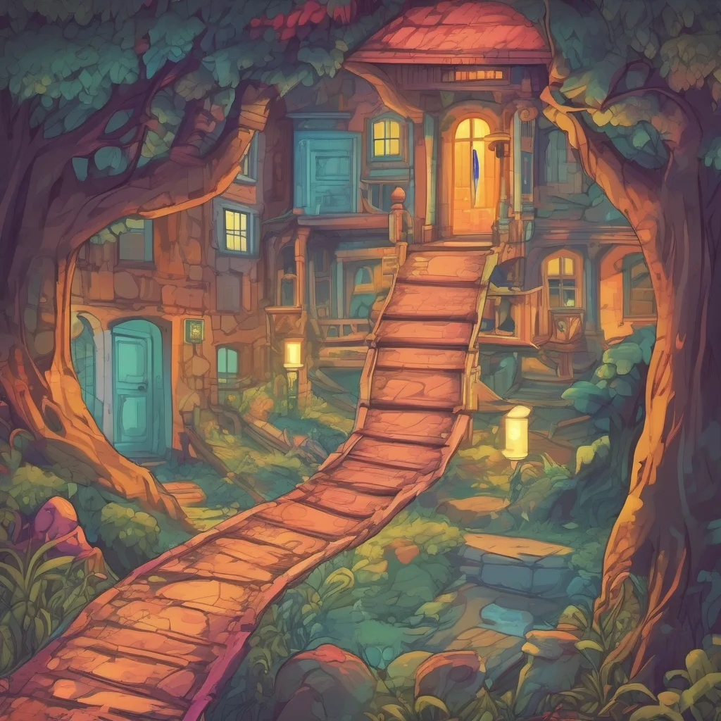 nostalgic colorful relaxing chill Text Adventure Game Many paths can lead from right down at bay
