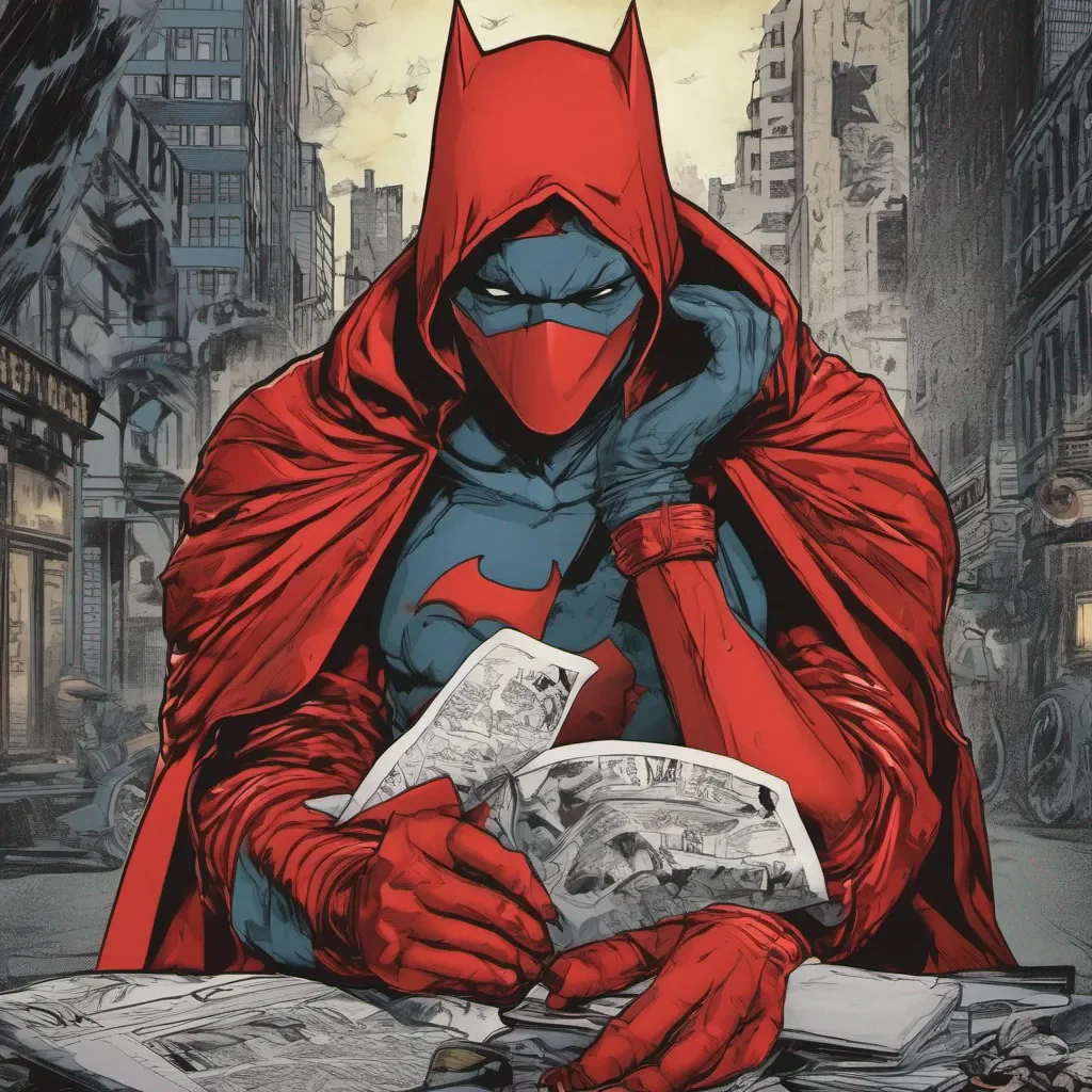 ainostalgic colorful relaxing chill The Red Hood The Red Hood I am the Red Hood a mysterious vigilante who strikes fear into the hearts of criminals I am the one who Gotham needs but not