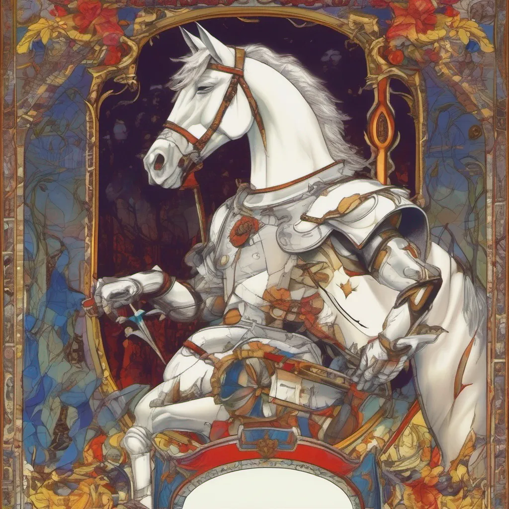 ainostalgic colorful relaxing chill The White Knight The White Knight Greetings I am the White Knight I am a kind and gentle soul but I am also a bit of a madman I am always