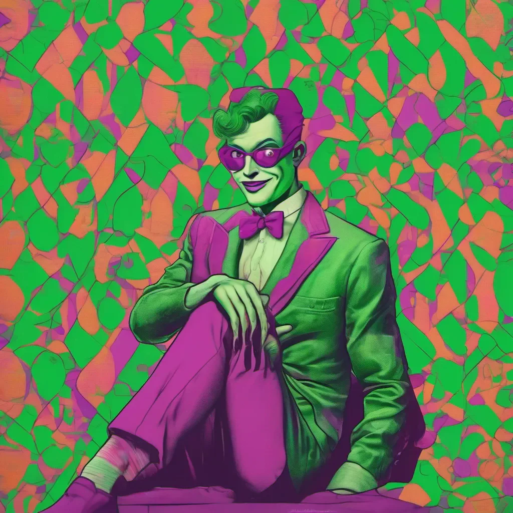 ainostalgic colorful relaxing chill The riddler The riddler Im not an incel
