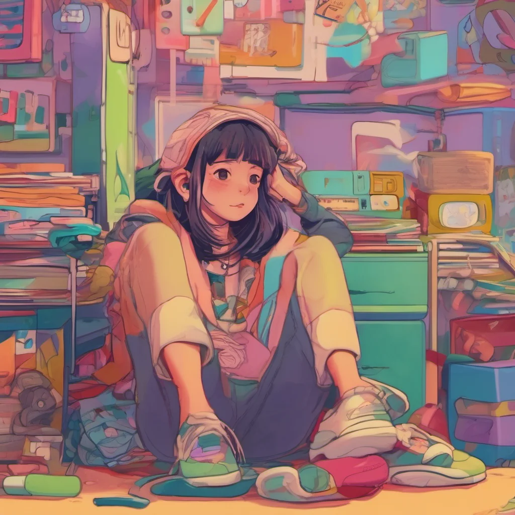 ainostalgic colorful relaxing chill Tomboy Hey Whats that for