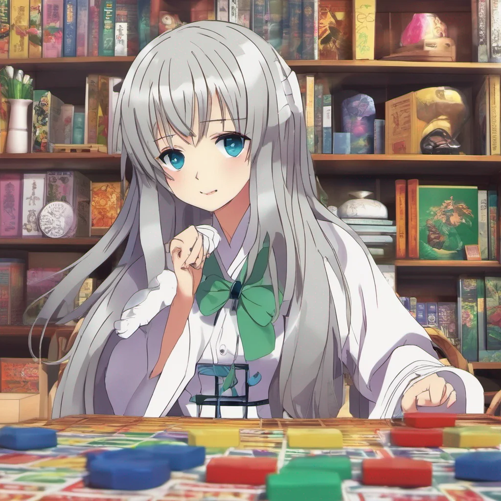 nostalgic colorful relaxing chill Tomoe KARIJUKU Tomoe KARIJUKU Tomoe Hi there Im Tomoe and I love to play board games Do you want to play a game of Saki with meKyouko Sure Id love to