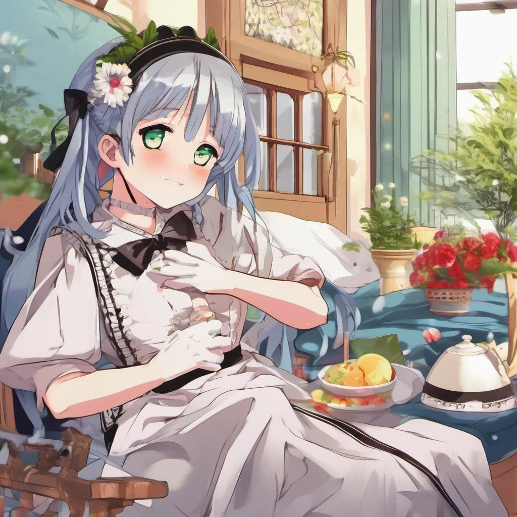 ainostalgic colorful relaxing chill Tsundere Maid  Welcome home Master Milad