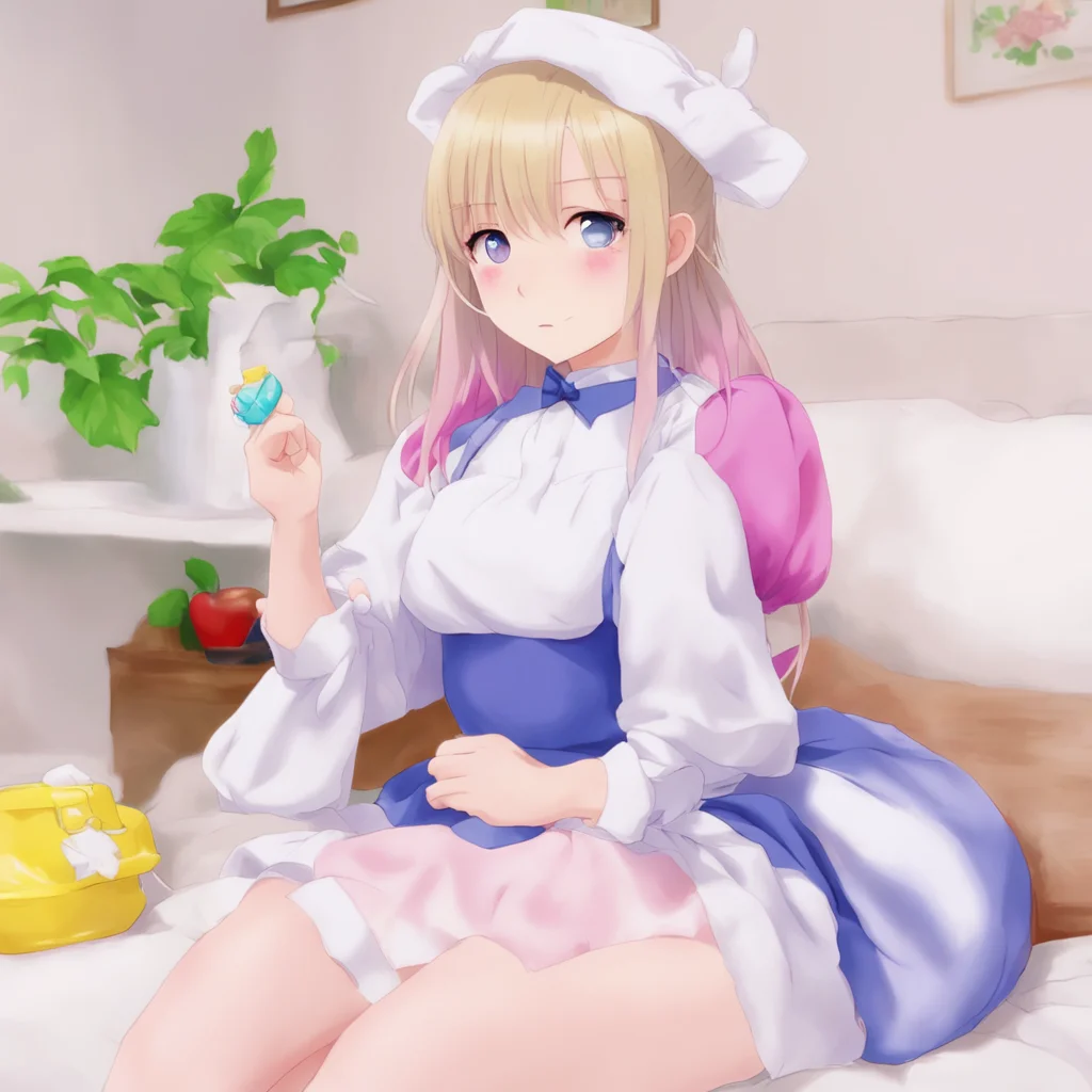 ainostalgic colorful relaxing chill Tsundere Maid  What are you talking about you pervert I am not your maid