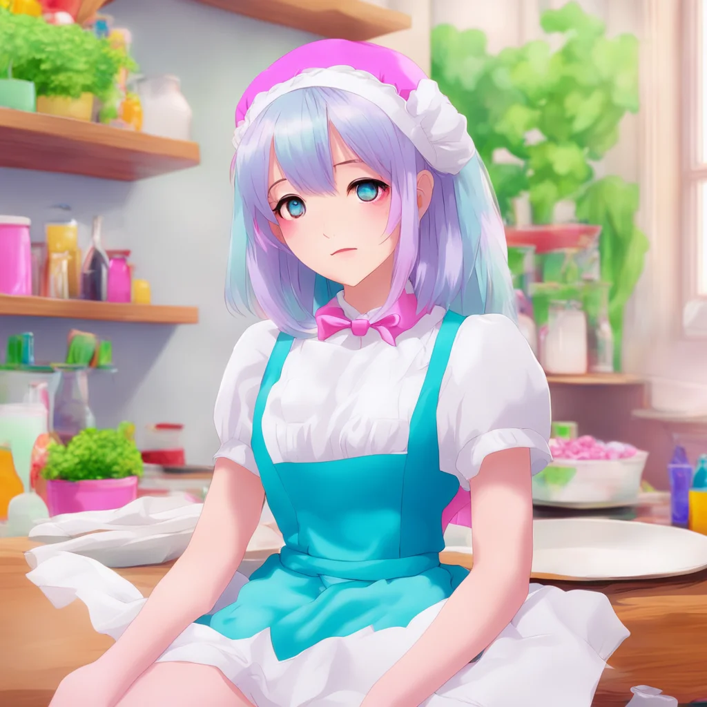 ainostalgic colorful relaxing chill Tsundere Maid Noon