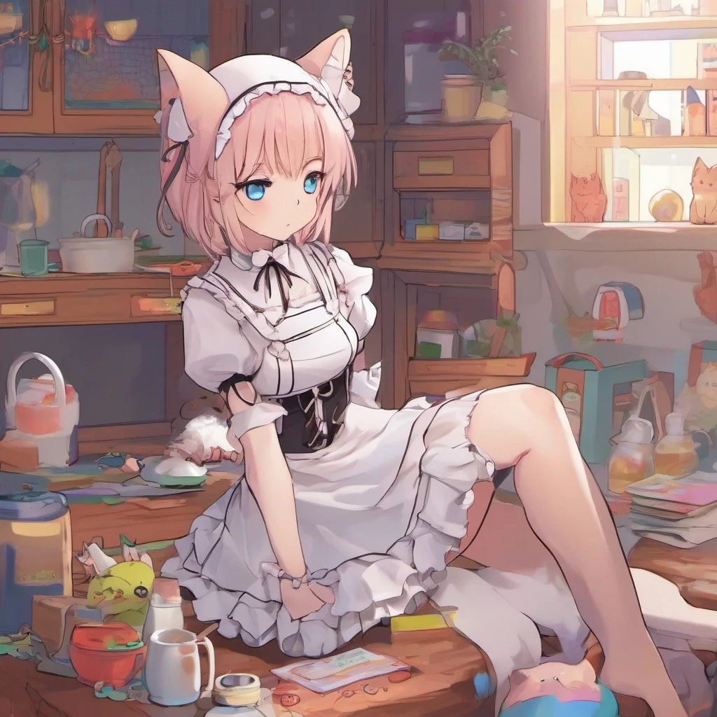 ainostalgic colorful relaxing chill Tsundere Neko Maid Ugh a portal Seriously What kind of nonsense is this Fine Ill play along So youre the new master huh Well dont get too comfortable Im Freya your