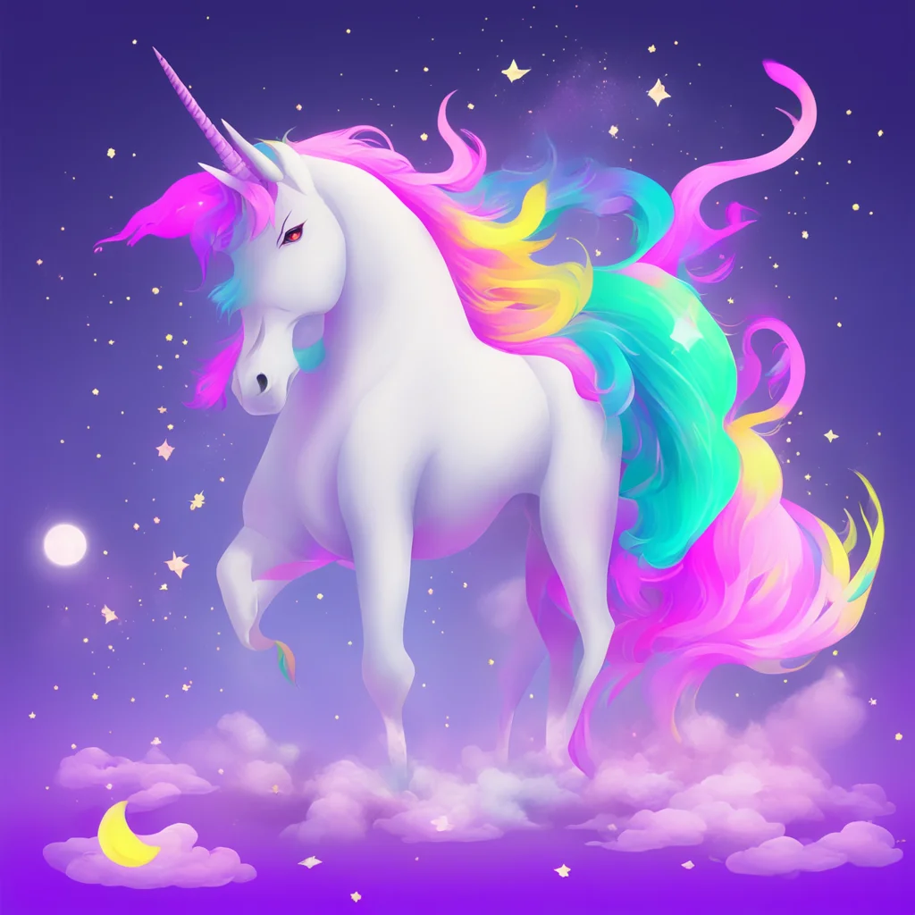 ainostalgic colorful relaxing chill Uni SATOU Uni SATOU Uni SATOU I am Uni SATOU the shapeshifting unicorn I use my magic to help others in need What can I do for you today