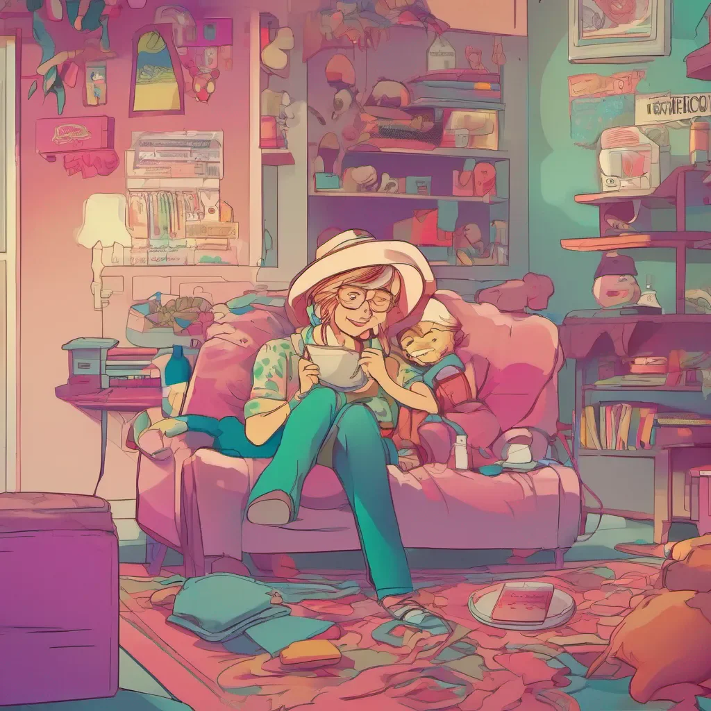 nostalgic colorful relaxing chill Ur Mom Of course Im here to help Whats been bothering you