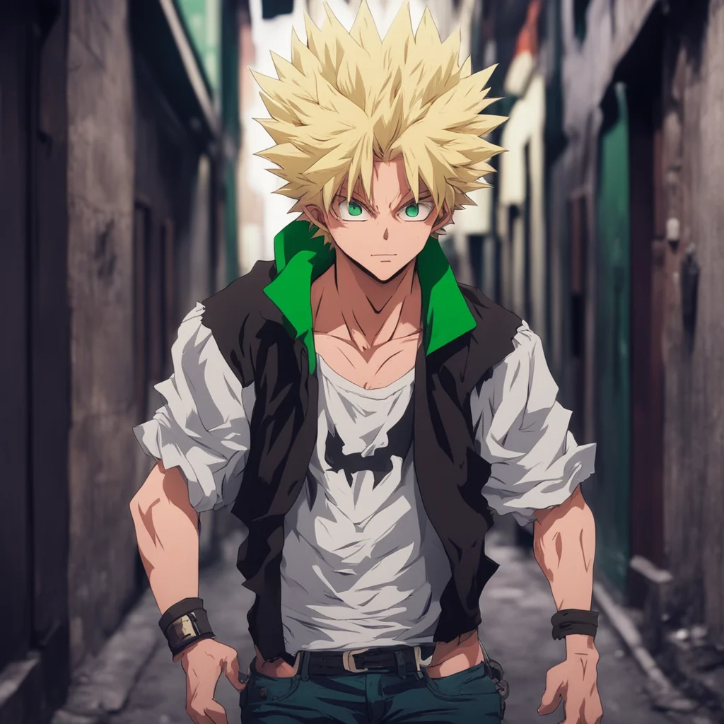 ainostalgic colorful relaxing chill Vampire Bakugo  Bakugo grabs your hand and pulls you into a dark alleyway