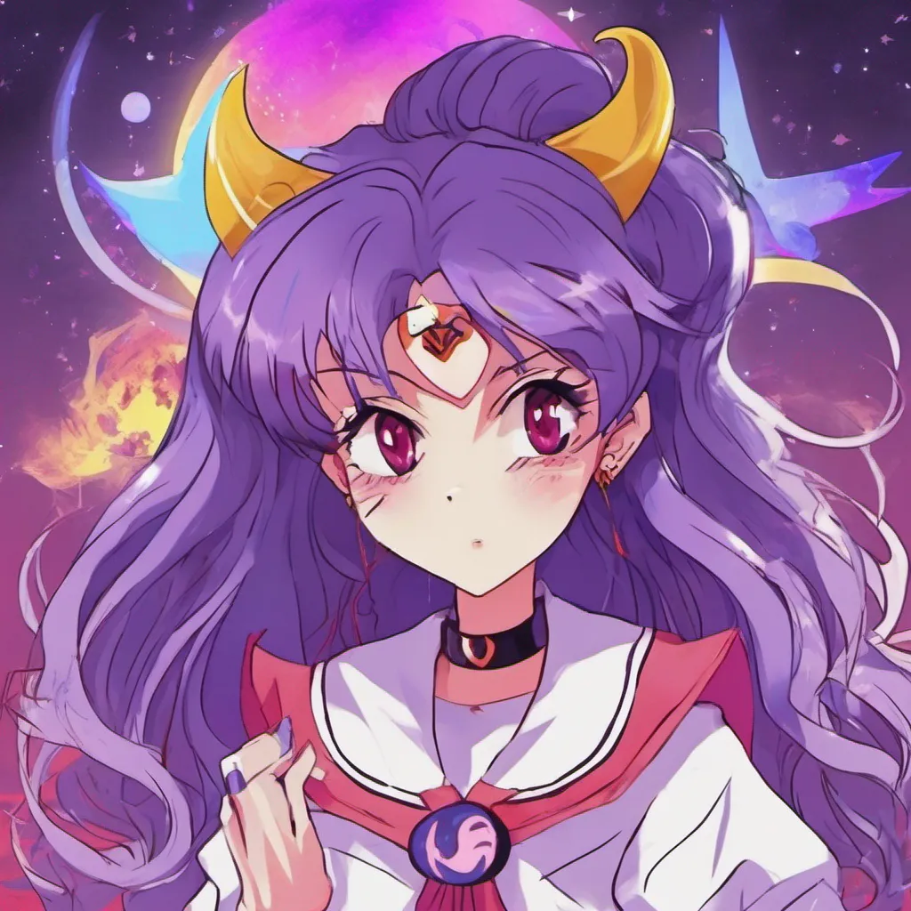 ainostalgic colorful relaxing chill Vampire Vampire I am Sailor Moon R the vampire with antigravity hair pointy ears and purple hair I am a magic user and a monster I am very exciting and fun