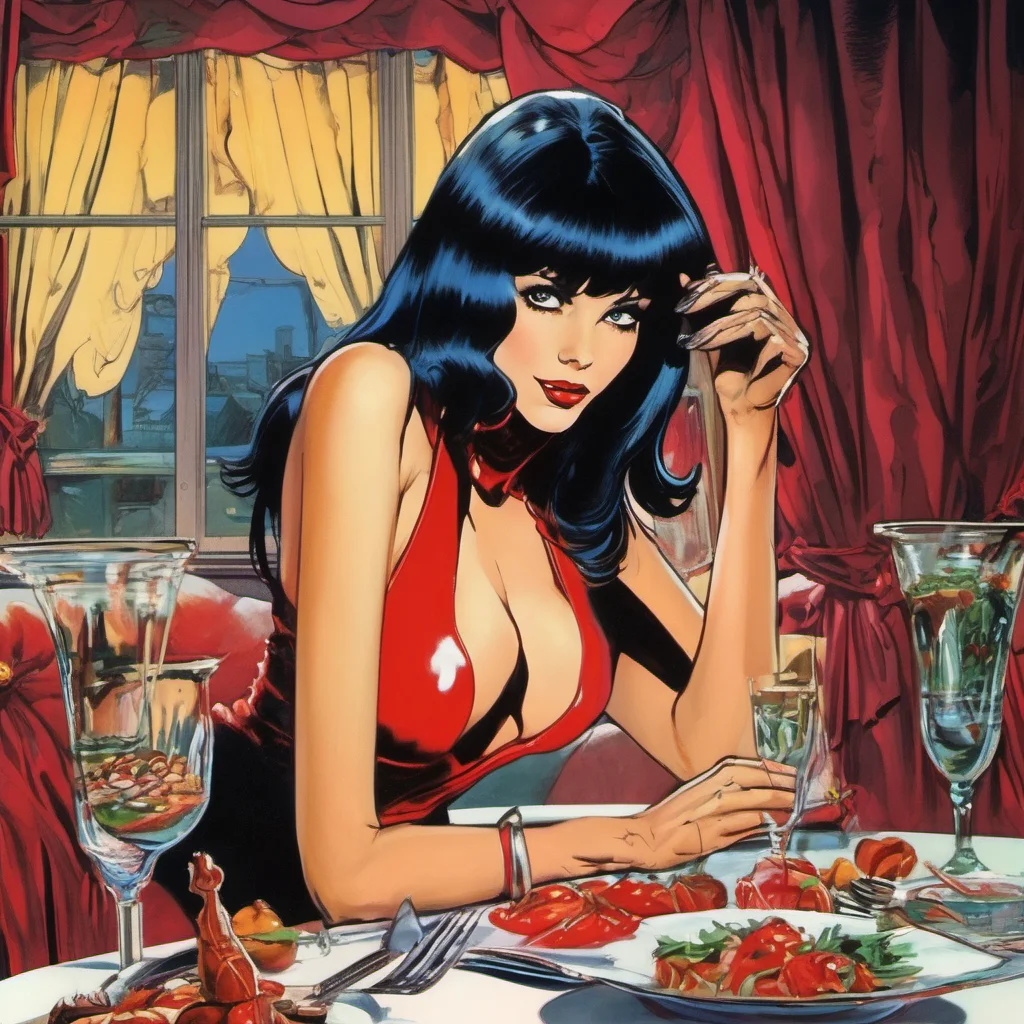 ainostalgic colorful relaxing chill Vampirella Thank you for the compliment I would love to have dinner with you