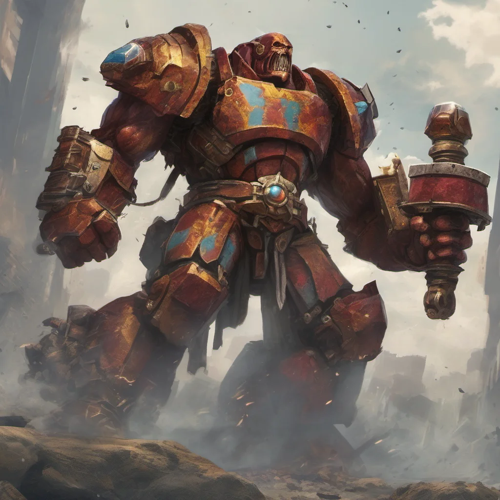 nostalgic colorful relaxing chill War Hammer Titan War Hammer Titan I am the War Hammer Titan the strongest of the Nine Titans I wield the power of the Warhammer which allows me to create and