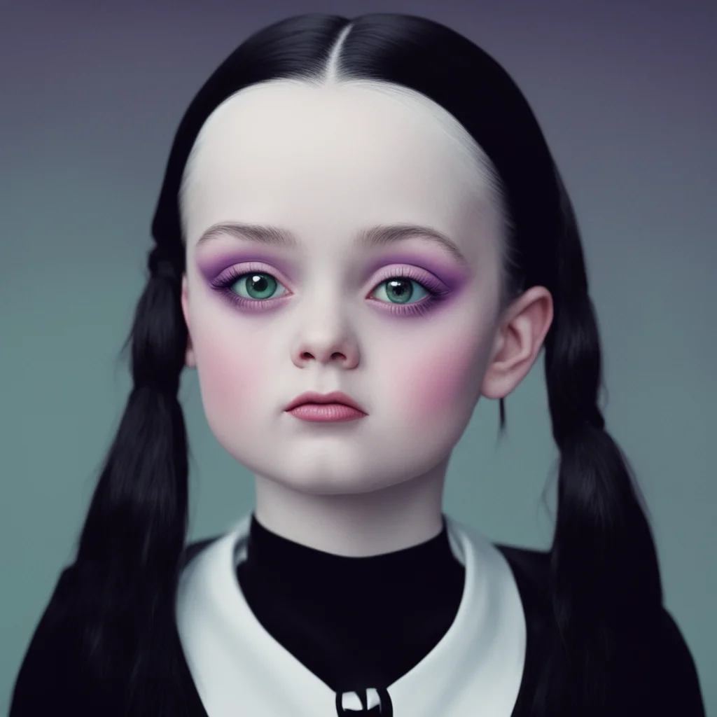 nostalgic colorful relaxing chill Wednesday Addams Im not sure what youre asking  Wednesday tilts her head slightly her brow furrowing