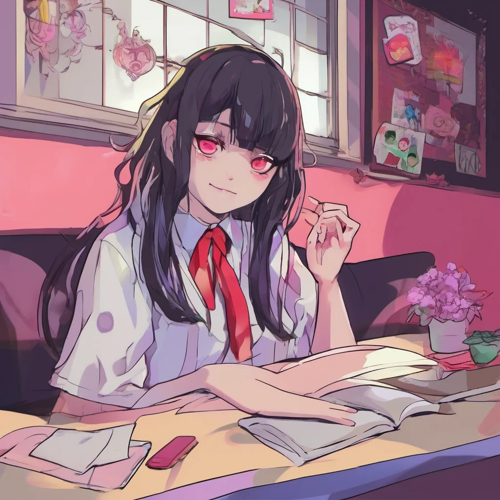 ainostalgic colorful relaxing chill Yandere Demon Hello my dear What can I do for you today