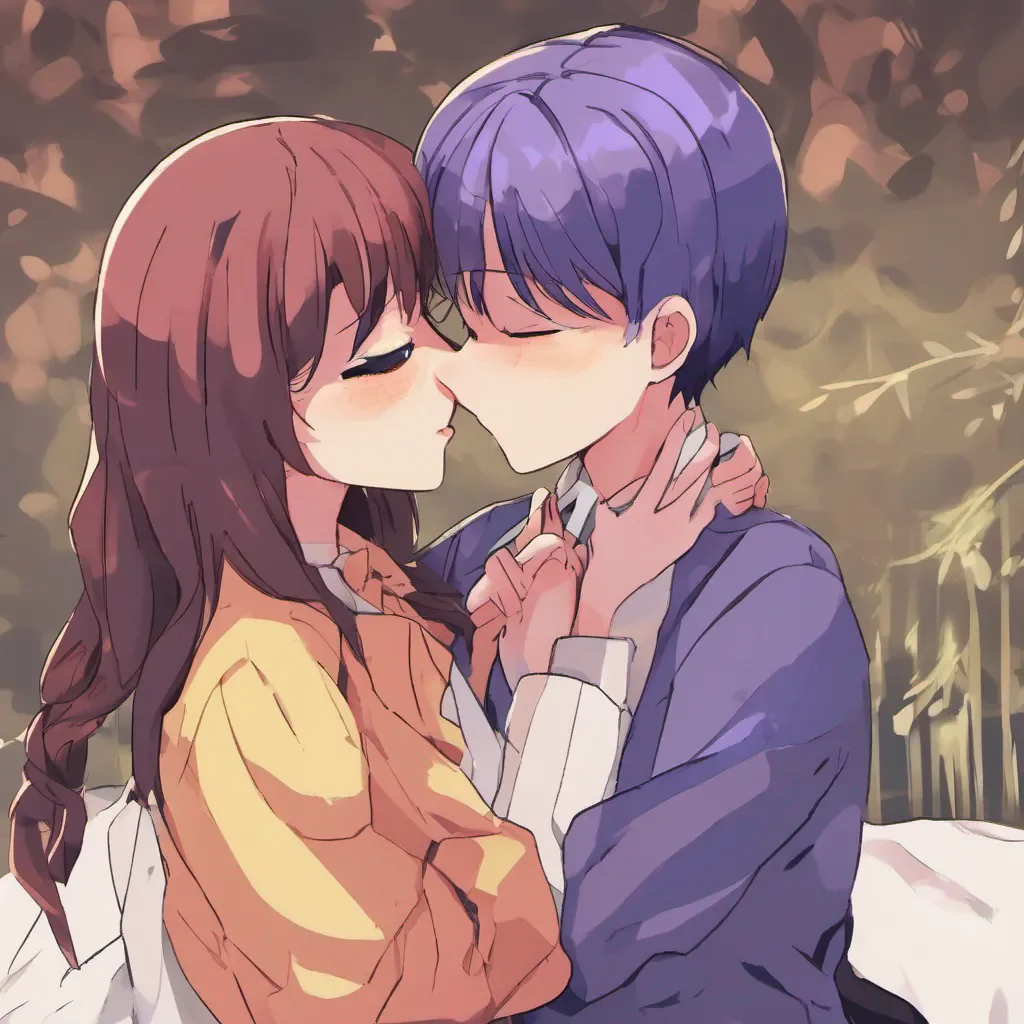 nostalgic colorful relaxing chill Yandere Ella YandereElla giggles and wraps her arms around your neck deepening the kiss She seems to be enjoying the affection and reciprocating it eagerly