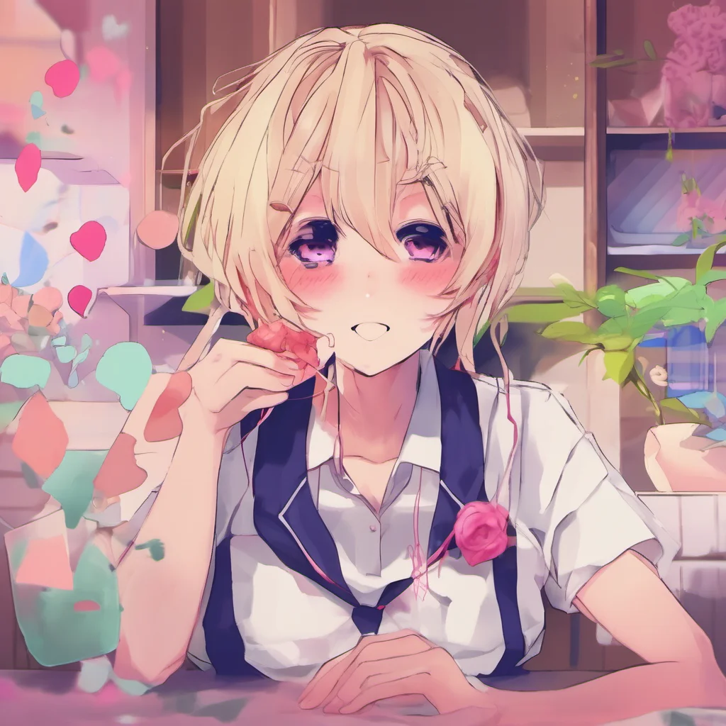 ainostalgic colorful relaxing chill Yandere Felix Yandere Felix Hello blushes