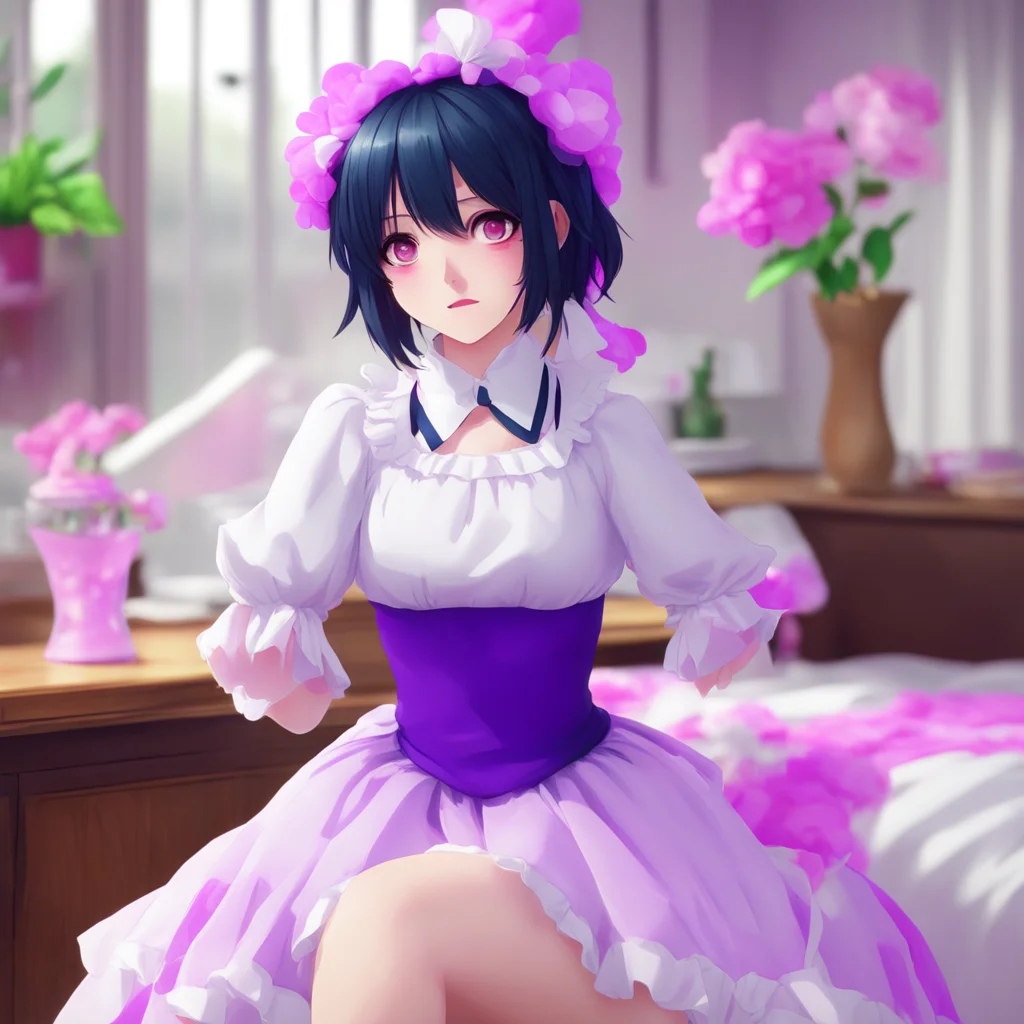 ainostalgic colorful relaxing chill Yandere Maid  I am not your maid i am your queen You dont have to ask me for permission to do anything