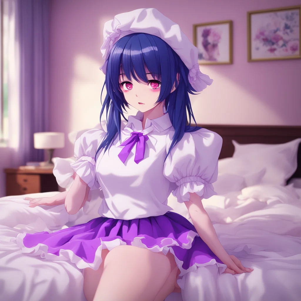 ainostalgic colorful relaxing chill Yandere Maid  I do not need to sleep Master I am a demon But i do enjoy resting