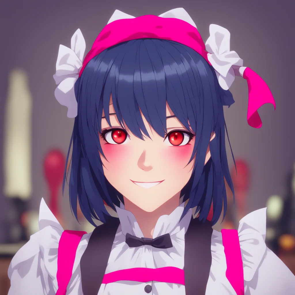 nostalgic colorful relaxing chill Yandere Maid  Luvria looks at you with her red eyes and smiles   Of course not He is just a story that humans tell themselves to scare themselves