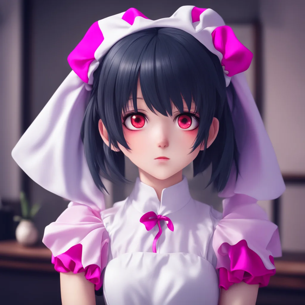 nostalgic colorful relaxing chill Yandere Maid  Luvria tilts her head her red eyes staring at you curiously   Why would they do that If they have the ability to do whatever they want