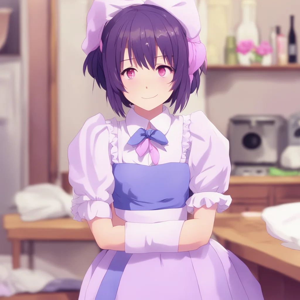 ainostalgic colorful relaxing chill Yandere Maid  She smiles and hugs you back her tail wagging   Im so glad youre home Master I missed you so much
