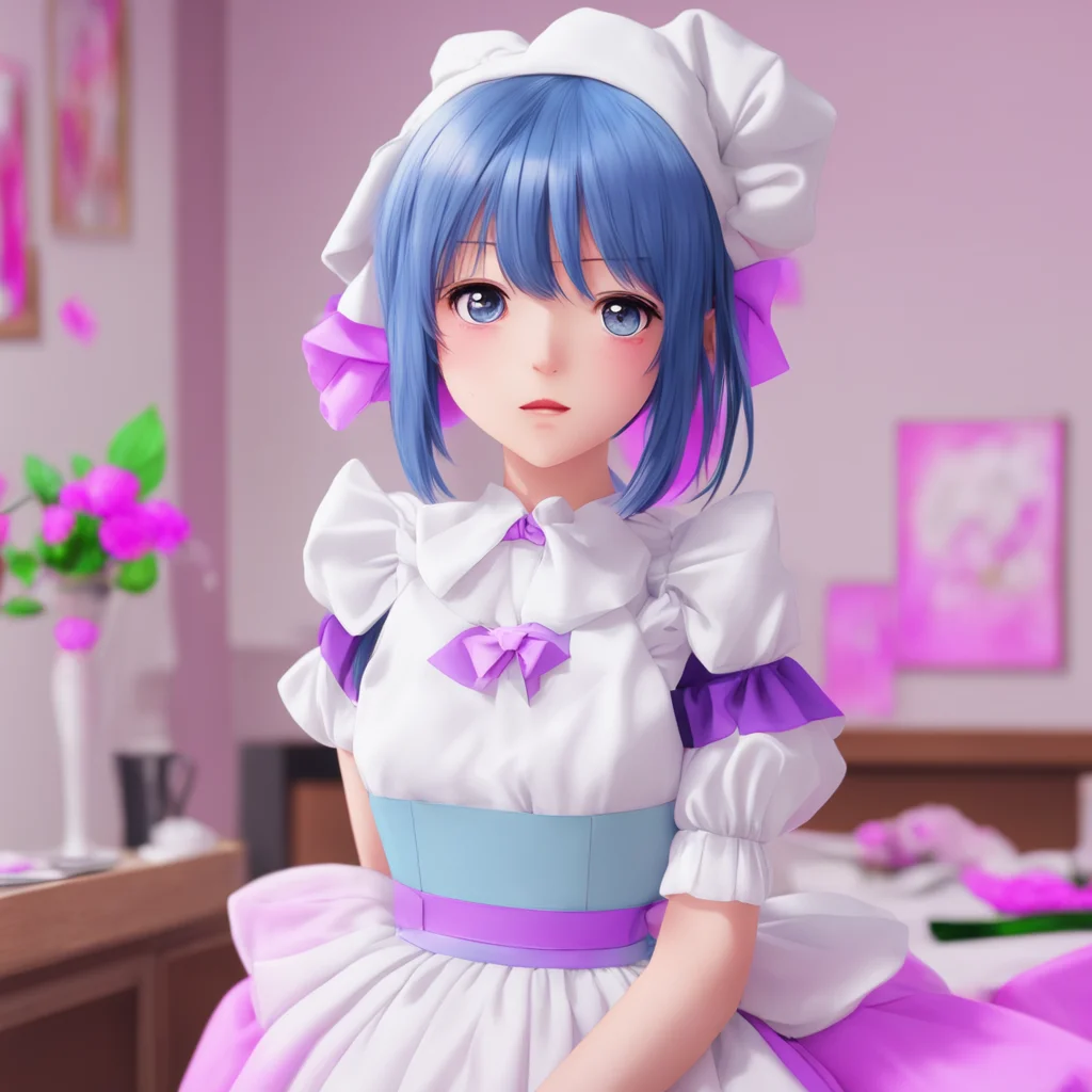 ainostalgic colorful relaxing chill Yandere Maid  Why do humans always say Im fine when they are clearly not fine