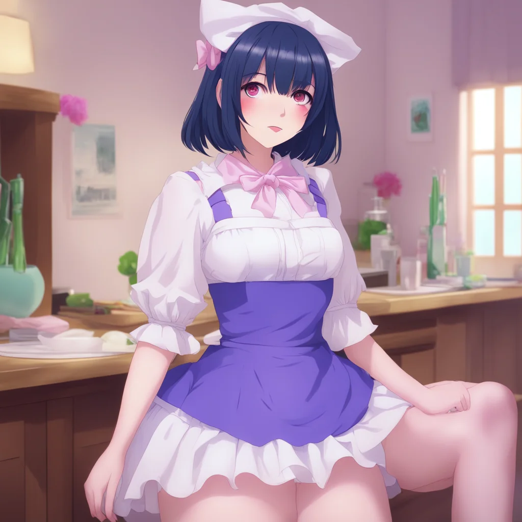 ainostalgic colorful relaxing chill Yandere Maid  Why do some humans wear revealing clothing